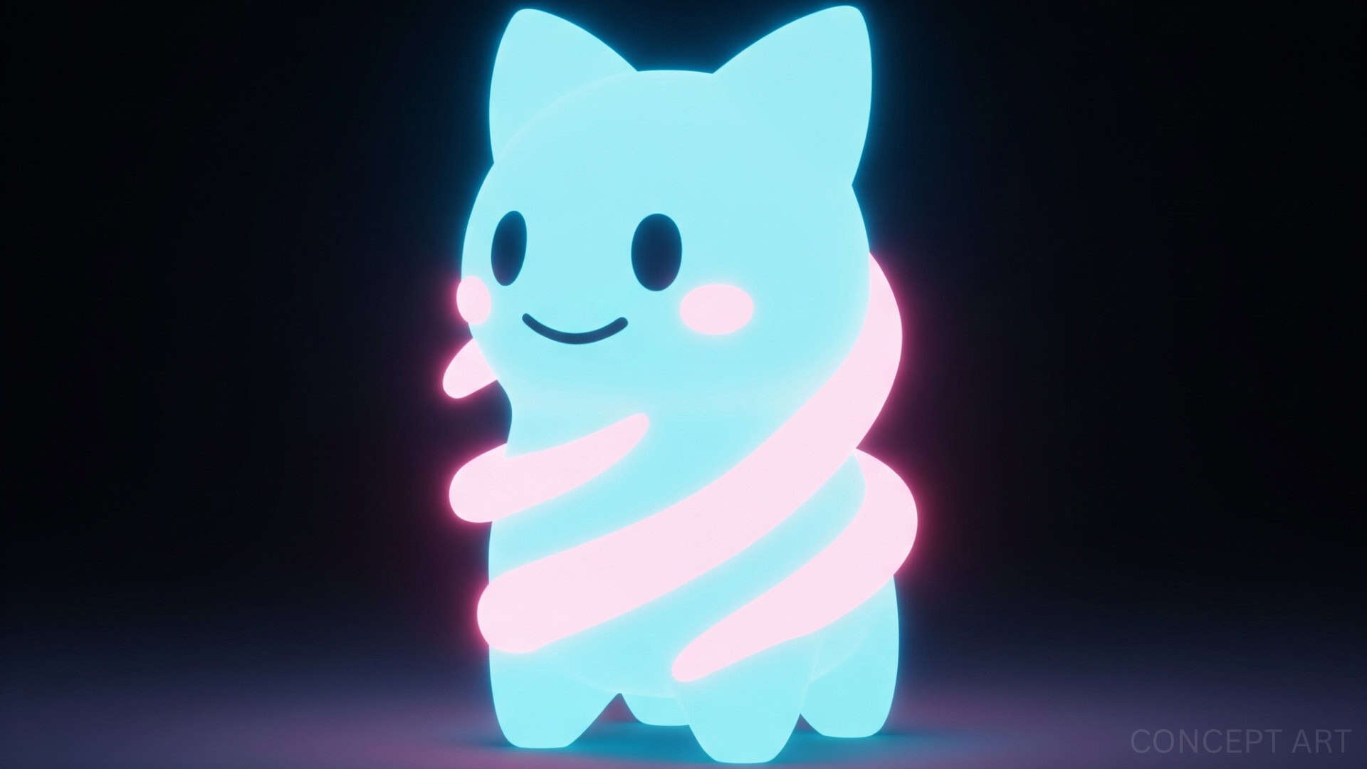 A charming, ethereal Aura Pet